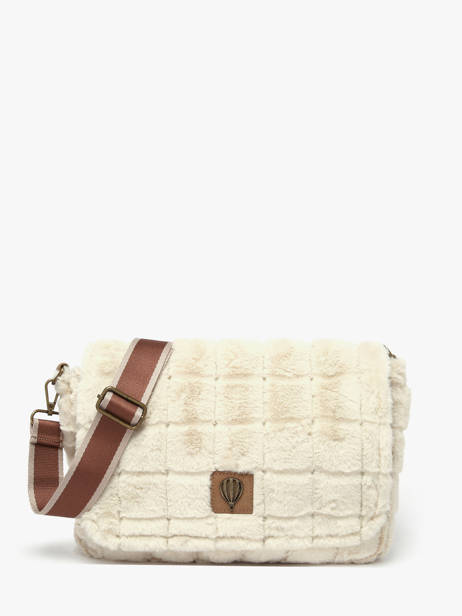 Sac Bandoulière Quadri Le voyage en panier Beige quadri AHP270