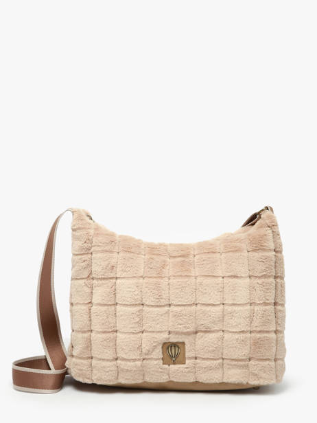 Sac Bandoulière Quadri Polyester Le voyage en panier Marron quadri AHP272