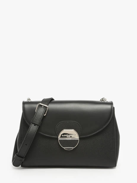 Sac Bandouliere Foulonne Pia Cuir Lancaster Noir pia 60