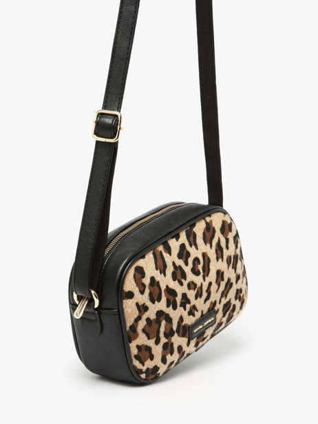Sac Bandoulière Leopard David jones Beige leopard CM7663 vue secondaire 2