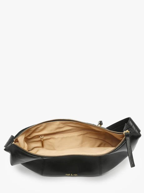 Sac Banane Luce Cuir Nat et nin Noir vintage LUCE vue secondaire 3