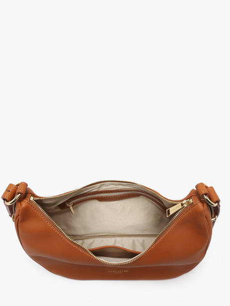 Sac Bandoulière Donna Aria Cuir Lancaster Marron donna aria 77 vue secondaire 3