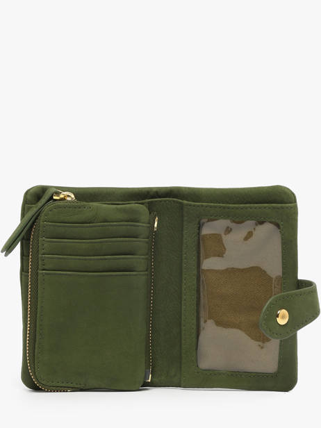 Portefeuille Joyce Cuir Nat et nin Vert vintage JOYCE vue secondaire 2