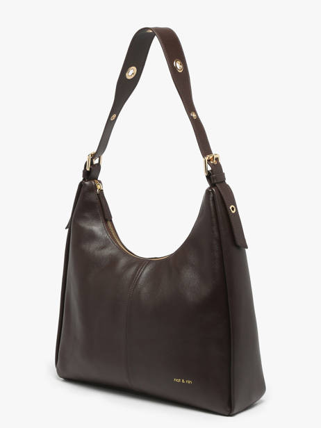 Sac Porté épaule Tina Cuir Lisse Nat et nin Marron vintage TINA vue secondaire 2