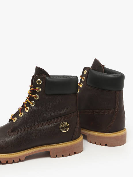 Bottines En Cuir Timberland Marron men 2P6WEXU1 vue secondaire 2
