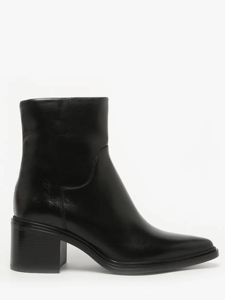 Bottines à Talon En Cuir Mjus Noir women L39202