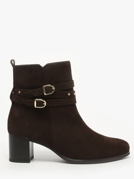 Bottines à Talon En Cuir Gabor Marron women 18