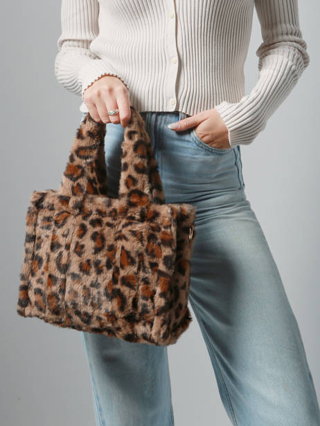 Sac Porté Main Fur David jones Marron fur CM7879 vue secondaire 1