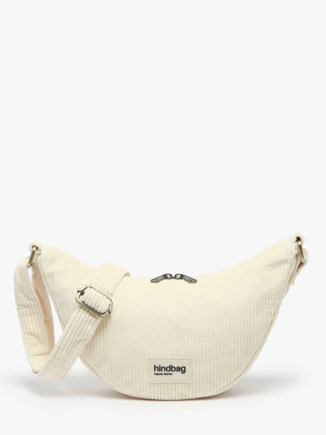 Sac Banane Velours Velours Côtelé Hindbag Beige velours V