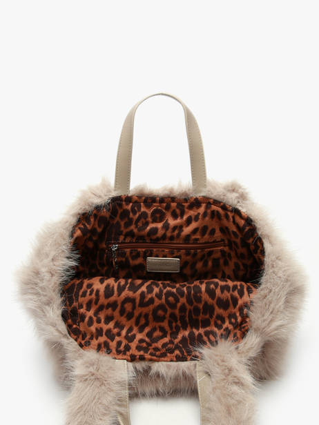 Sac Porté Main Et épaule Fur Fourrure Miniprix Marron fur A471 vue secondaire 2