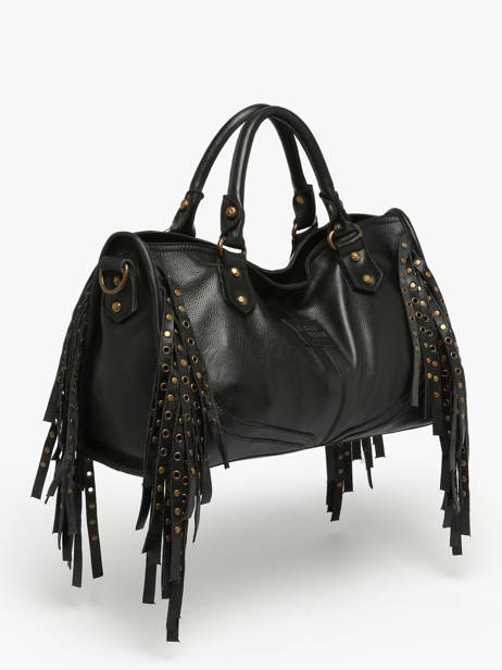 Sac à Main Dakota Eyelet Cuir Basilic pepper Noir dakota eyelet BDAE22 vue secondaire 1