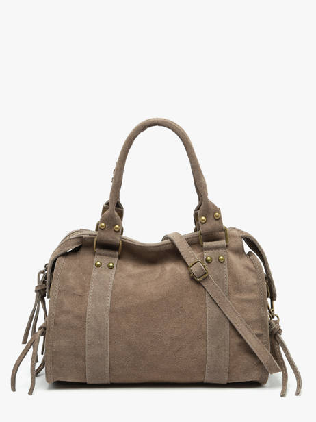 Sac Porté épaule Velvet Cuir Milano Marron velvet VE24094 vue secondaire 3