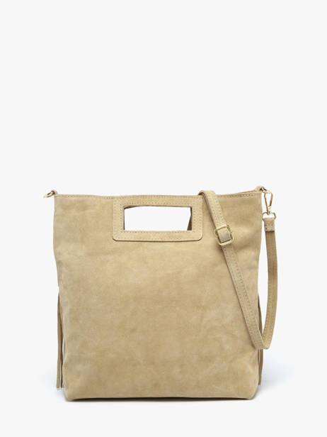 Sac Bandoulière Velvet Milano Beige velvet VE25091 vue secondaire 3
