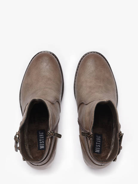 Bottines à Talon Mustang Gris women M0182004 vue secondaire 3