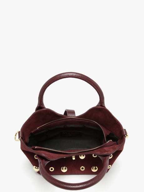 Sac Porté Main Velvet Studs Milano Rouge velvet studs VS25091 vue secondaire 3
