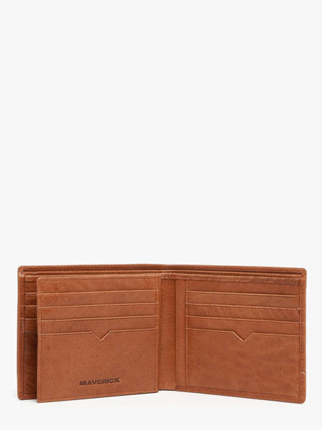 Portefeuille Cuir Maverick Marron rough gear MAVRG006 vue secondaire 2