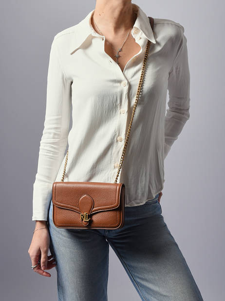 Sac Bandoulière Bradley Cuir Lauren ralph lauren Marron bradley 32977374 vue secondaire 1