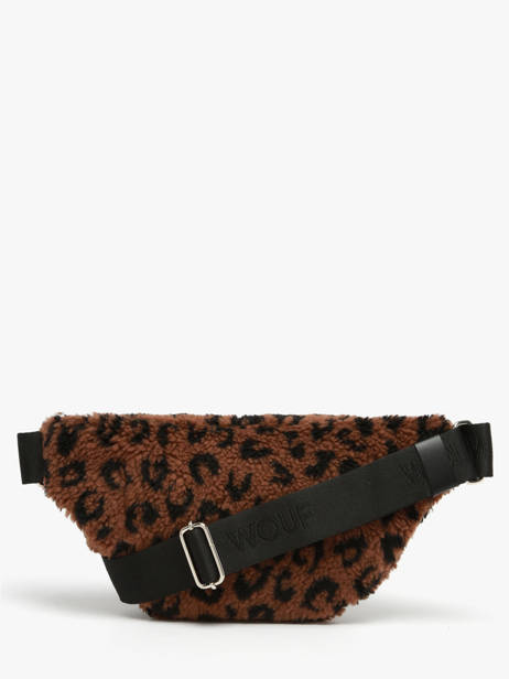Sac Banane Wouf Marron teddy BW250030 vue secondaire 4
