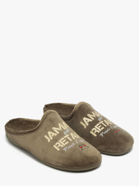 Chaussons La maison de l'espadrille Vert men 8 vue secondaire 3