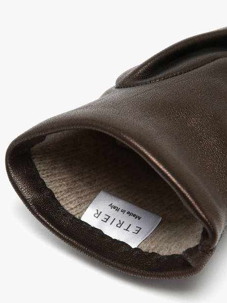 Gants Femme Cuir Etrier Noir accessoires EGLO412G vue secondaire 2