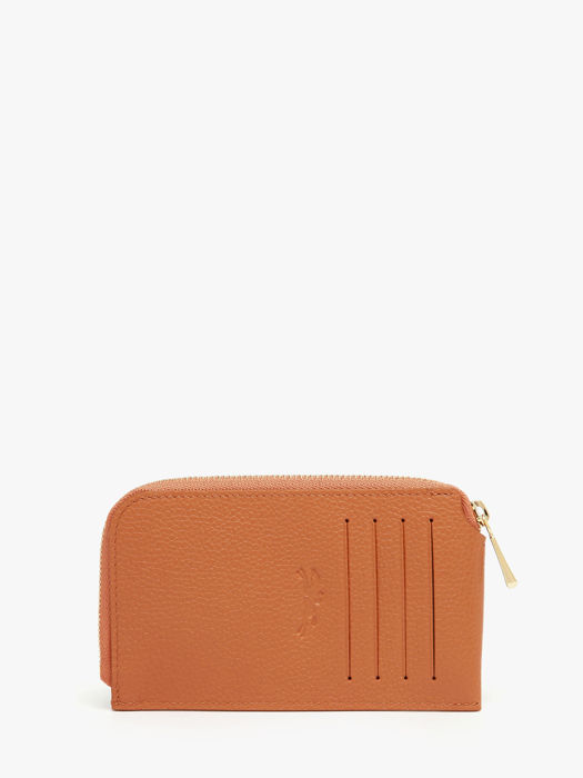 Longchamp Le foulonné Porte billets/cartes Marron
