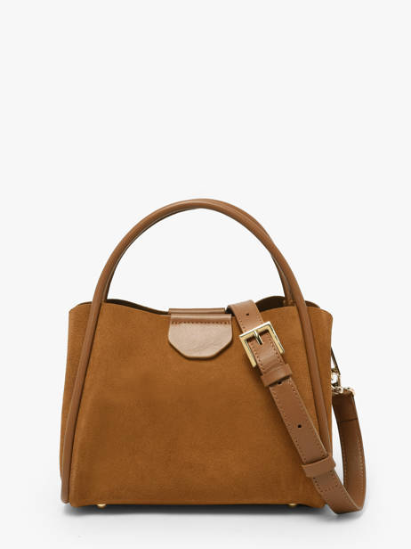 Sac Porté Main Suede Ida Cuir Lancaster Marron suede ida 100 vue secondaire 3