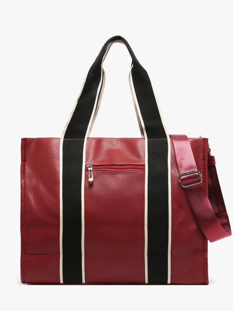 Sac Porté épaule A4 Miniprix Rouge wt new grained F6946 vue secondaire 3