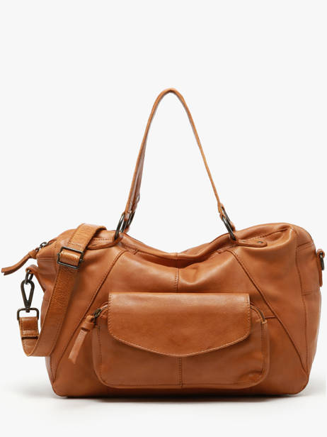 Sac Shopping Fatima Cuir Pieces Marron fatima 17090746