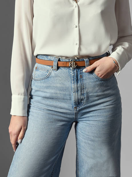 Ceinture Elmswood Lauren ralph lauren Beige elmswood 12P04418 vue secondaire 3