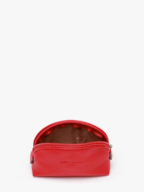 Porte-monnaie Confort Cuir Hexagona Rouge confort 460597 vue secondaire 1