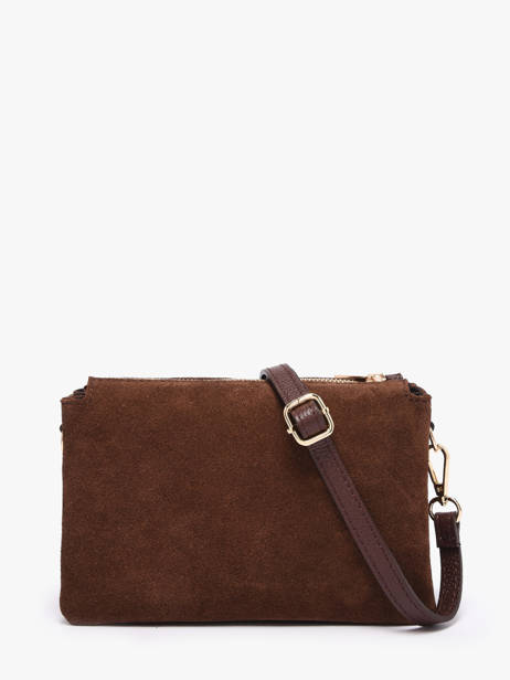 Sac Bandoulière Velvet Caviar Cuir Milano Marron velvet caviar VC24117 vue secondaire 4