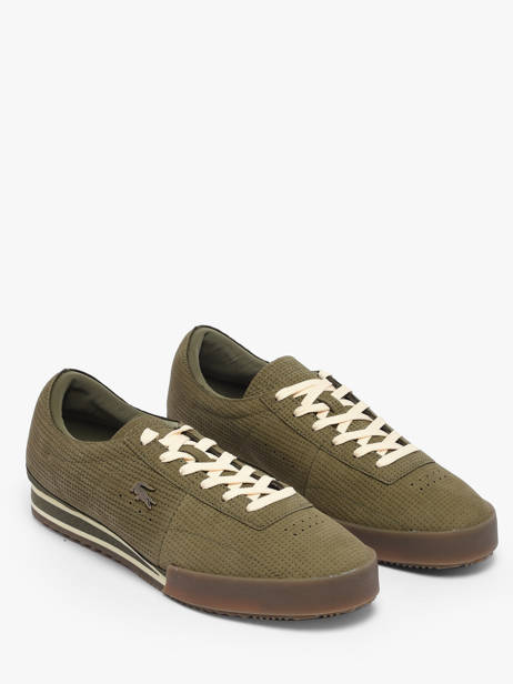 Sneakers En Cuir Lacoste Vert men 1SMA0067 vue secondaire 2