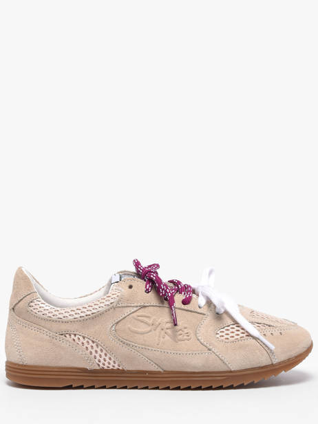 Sneakers Billie En Cuir Semerdjian Beige women BILLI244