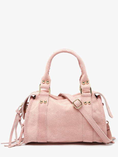 Sac Bandoulière Velvet Cuir Milano Rose velvet VE24093O vue secondaire 4