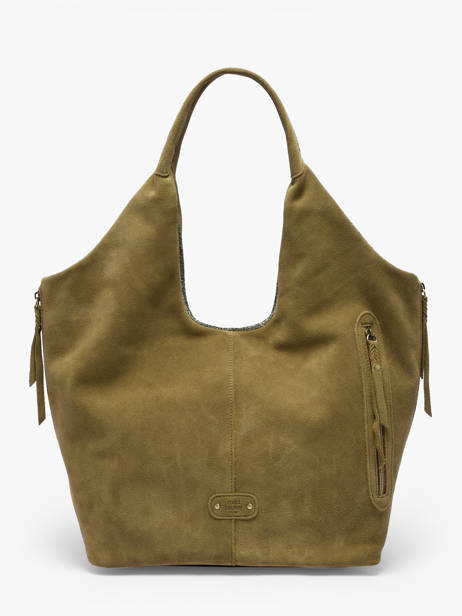 Sac Porté épaule Vintage Cuir Mila louise Beige vintage 23030V