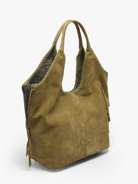 Sac Porté épaule Vintage Cuir Mila louise Beige vintage 23030V vue secondaire 2