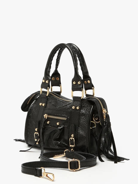 Sac Bandoulière Nine Cuir Milano Noir nine NI24092O vue secondaire 1