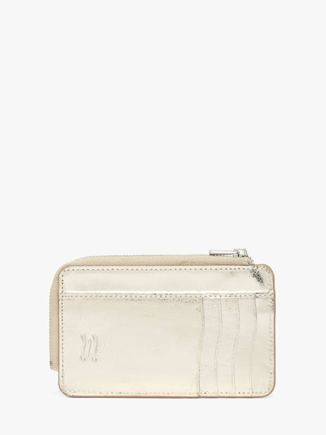 Porte-cartes Caviar Cuir Crinkles Or caviar 14318