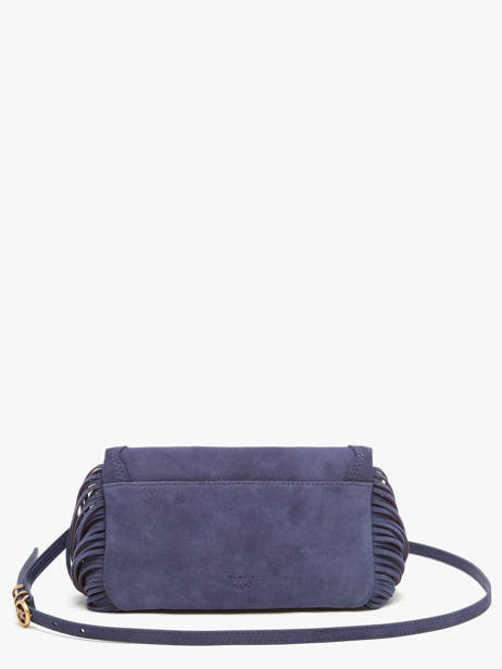 Sac Bandoulière Love Bag Soft Cuir Pinko Bleu love bag soft 6023A39A vue secondaire 5