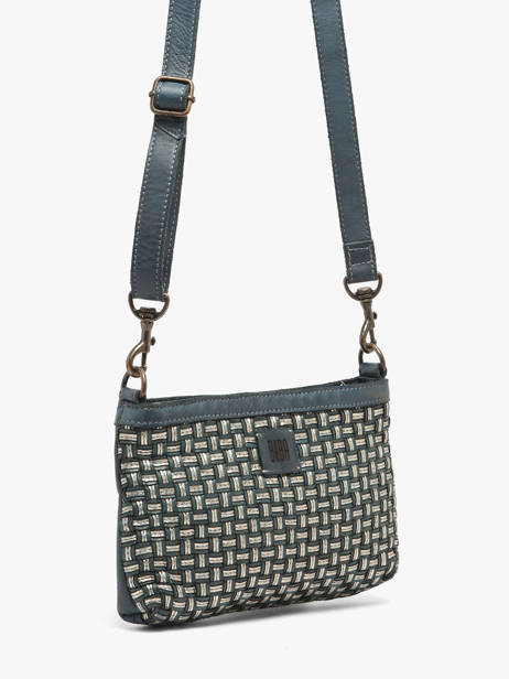 Sac Bandoulière Heritage Cuir Biba Bleu heritage KAB9L vue secondaire 1