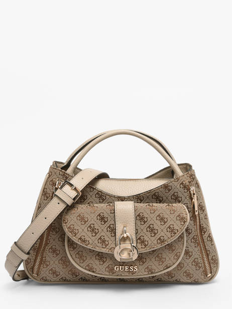 Sac à Main Jessa Polyester Guess Marron jessa JG836206