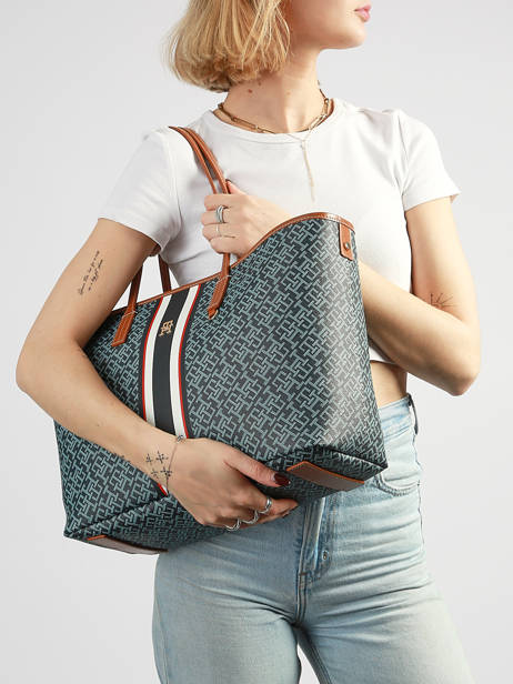 Sac Porté épaule Th Monoplay Tommy hilfiger Bleu th monoplay AW18390 vue secondaire 1