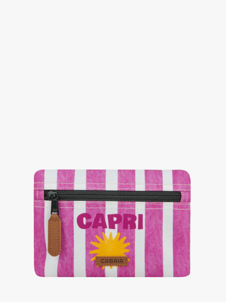 Pochette Cabaia Rose pocket M