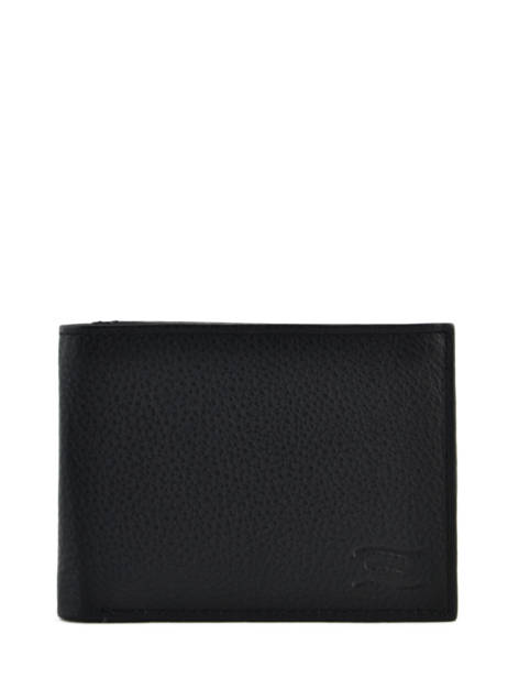 Portefeuille Cuir Crinkles Noir caviar 14074