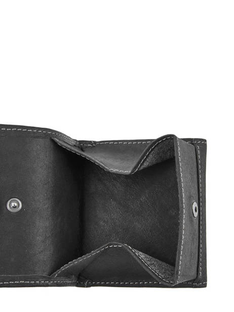 Porte-monnaie Oil Cuir Etrier Noir oil EOIL096 vue secondaire 3