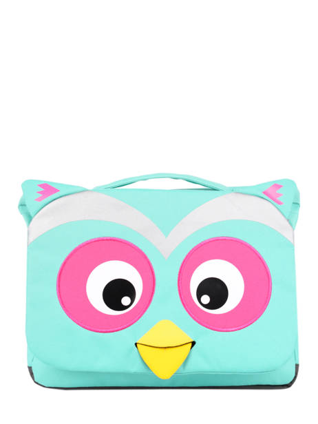 Cartable 1 Compartiment Affenzahn Vert schoolbag CAR1