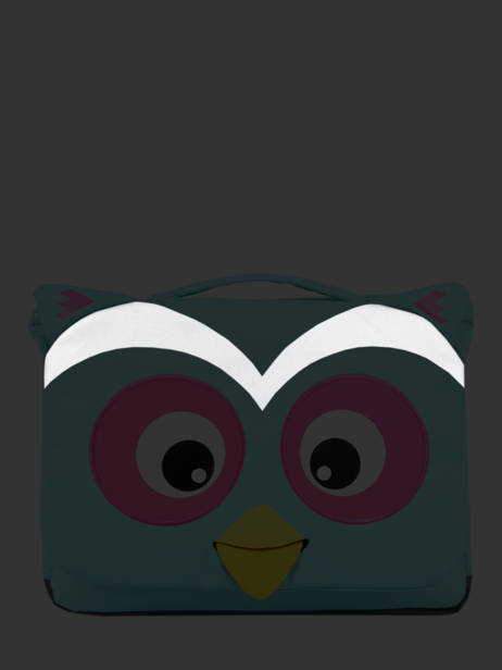 Cartable 1 Compartiment Affenzahn Vert schoolbag CAR1 vue secondaire 6