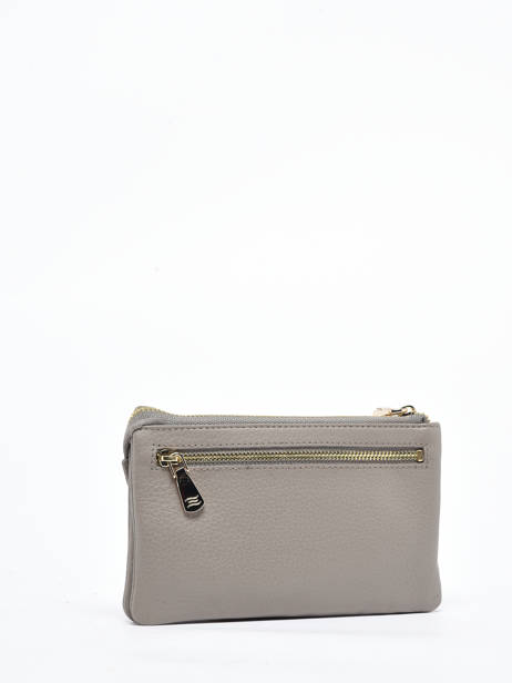 Portefeuille Caviar Cuir Crinkles Gris caviar 14196 vue secondaire 2