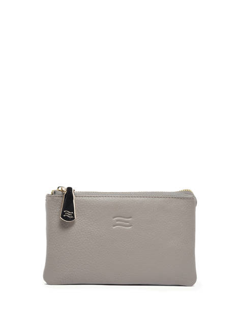 Portefeuille Caviar Cuir Crinkles Gris caviar 14196