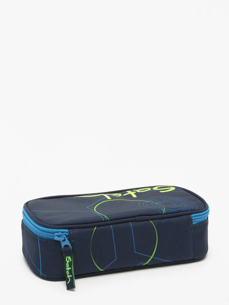 Trousse 1 Compartiment Satch Bleu pencil case BSC1 vue secondaire 2